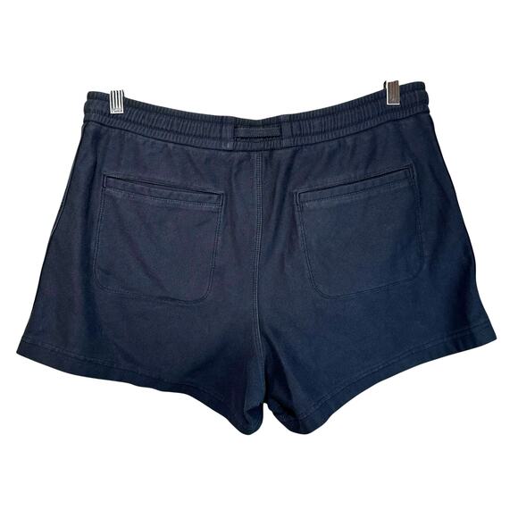 Athleta Farallon High Rise Pull On Shorts Black M Minimalist Athleisure Grunge - Picture 2 of 7